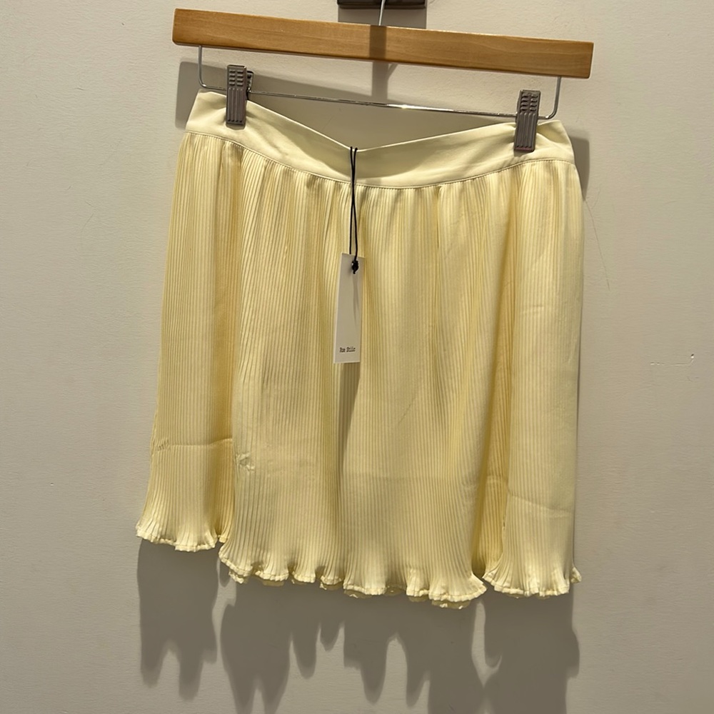 Nora Mini Skirt in Vanilla